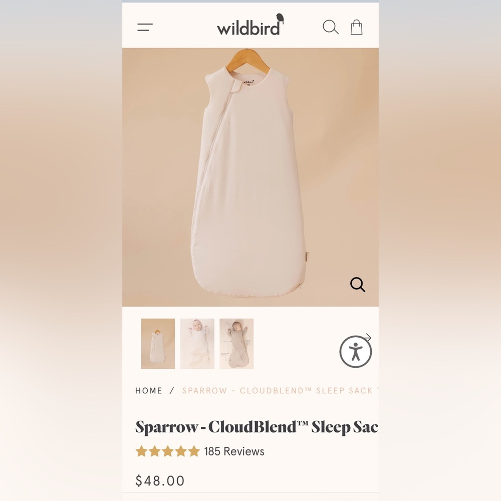 Wild bird sleep sack